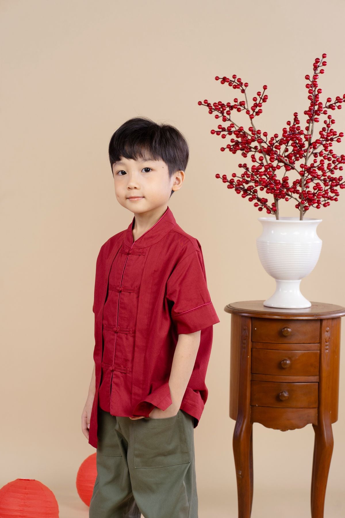 Bo Modern Chinese Shirt Boy