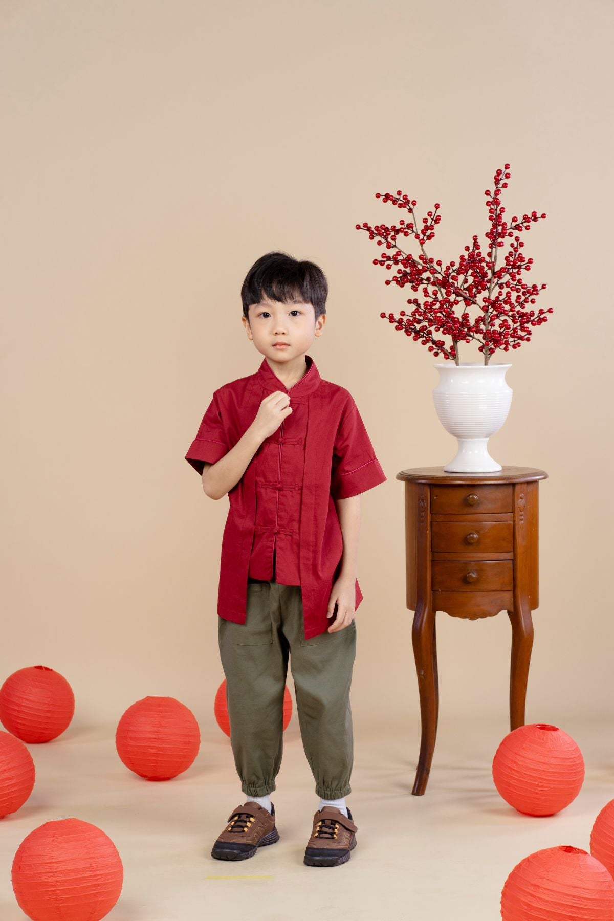 Bo Modern Chinese Shirt Boy