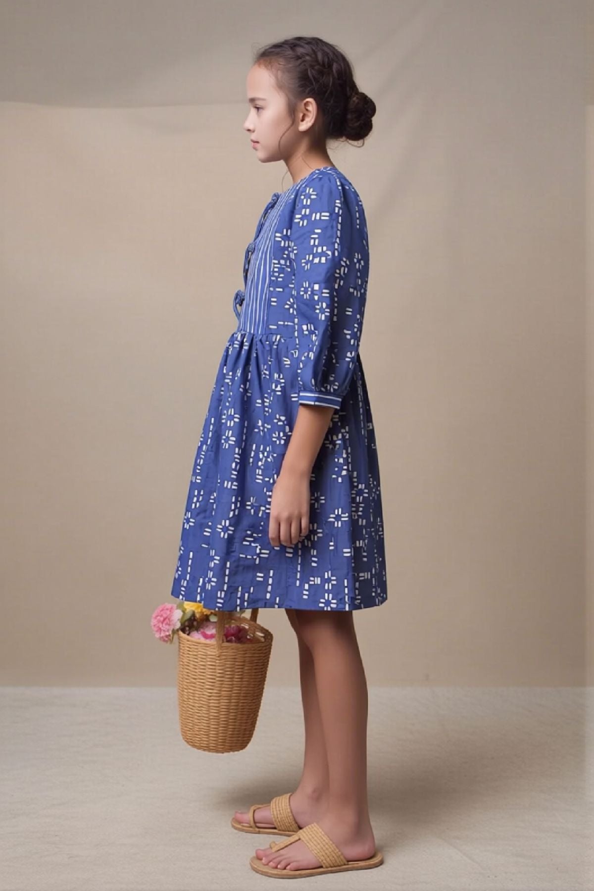 Sekar Dress Batik Anak Perempuan