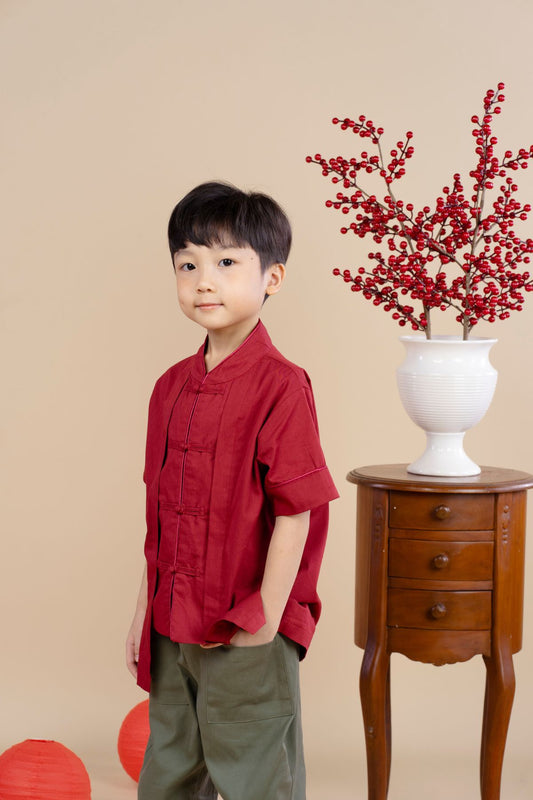 Bo Modern Chinese Shirt Boy